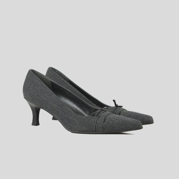 Stuart Weitzman Grey Heel - 8US - Picture 3 of 6